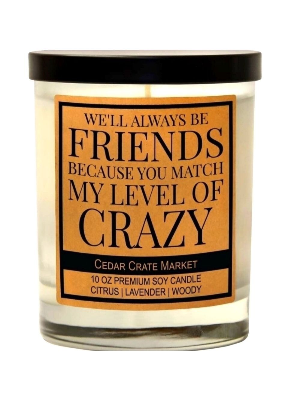 Humor Candles ~ We'll Always Be Friends